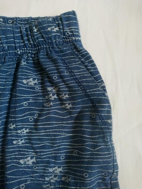 Chlapčenské modré kraťasy, vzor, staccato, 80-86, staccato,86