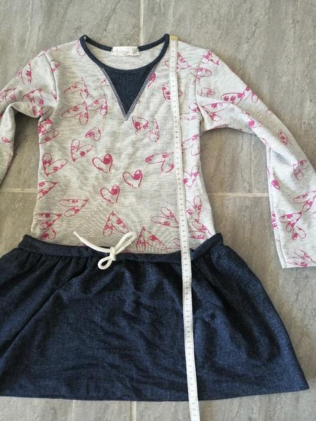 Šaty so srdiečkami v 152, 11-12 r., 152