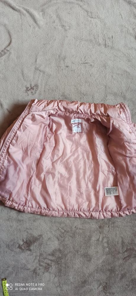 Bledoružová bunda 98, h&m,98