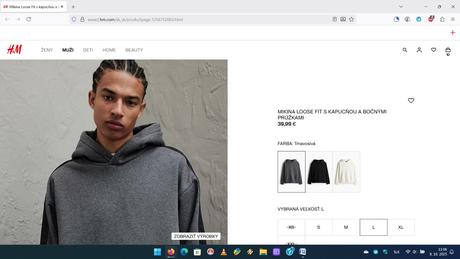 Mikina hm, mikina santa reserved, h&m,l / xxl