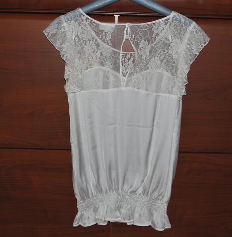 Nádherná biela blúzka, okay,40