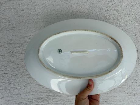 Starozitna velika vintage cca 100 rocna misa tacka,