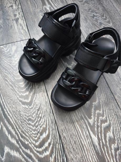 Stylove sandalky na platforme, 36