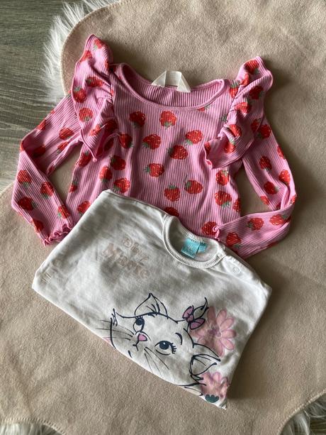 Mikinka a jahôdkové tričko 92, h&m,92