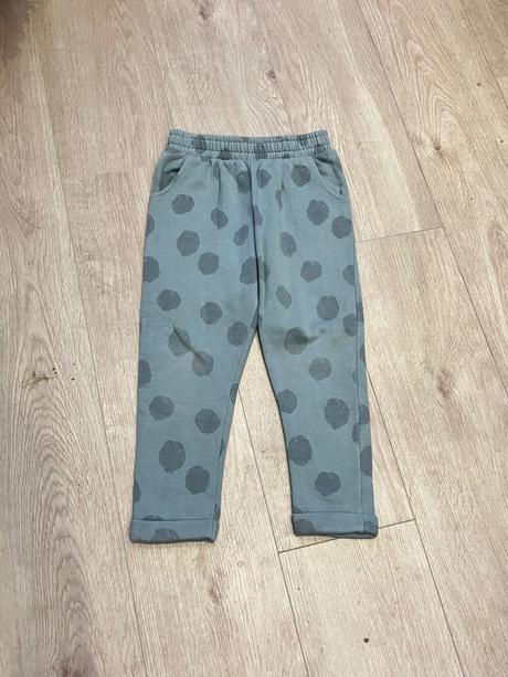 Dievčenské bodkované tepláky khaki f&f (5-6r.), f&f,116