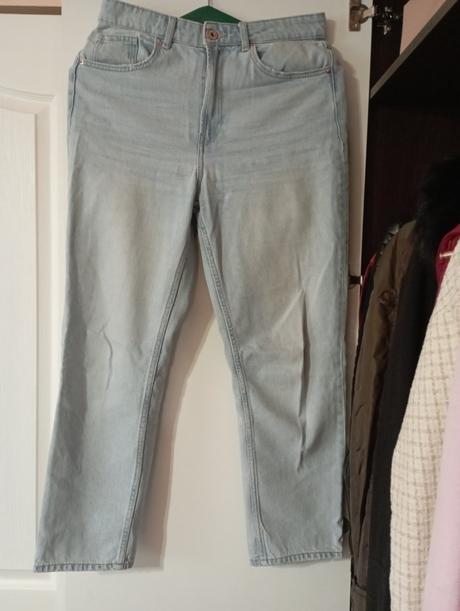 Džínsy mom, bershka,42