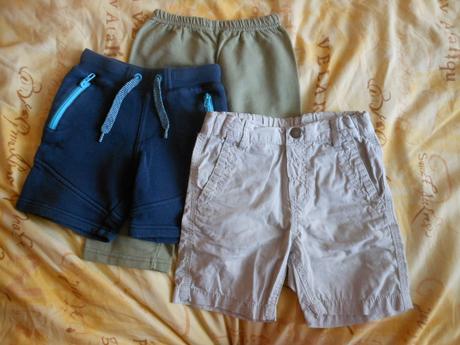 3x kraťasy, h&m,92