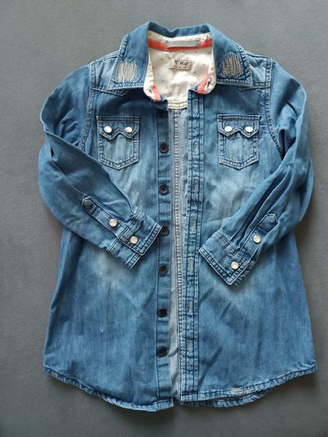 Košeľa - košelové šaty, next,122