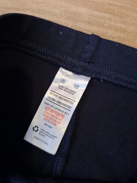 Legíny 2 ks a 122/128, tesco,128