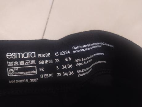 Legíny 3/4, esmara,xs