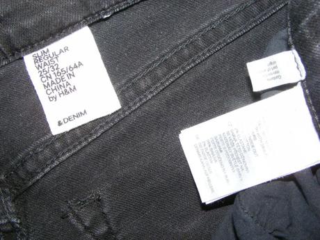 Vyšívané slim rifle h&m - 25/32, h&m,xs