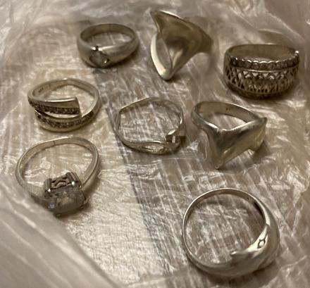 Strieborné prstene,striebro  925,cena za všetky, 