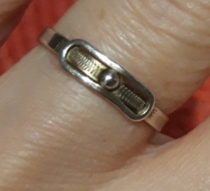 Strieborné prsteň,