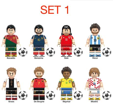 Figúrky futbalisti (8ks),