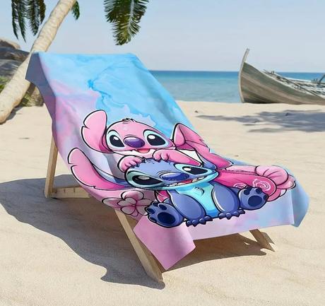 Osuška 70x150 lilo a stitch color (rýchloschnúca), 