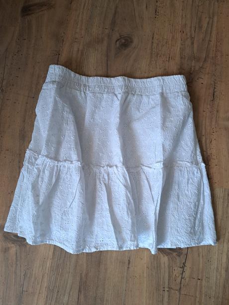 Biela sukna, fishbone,xl