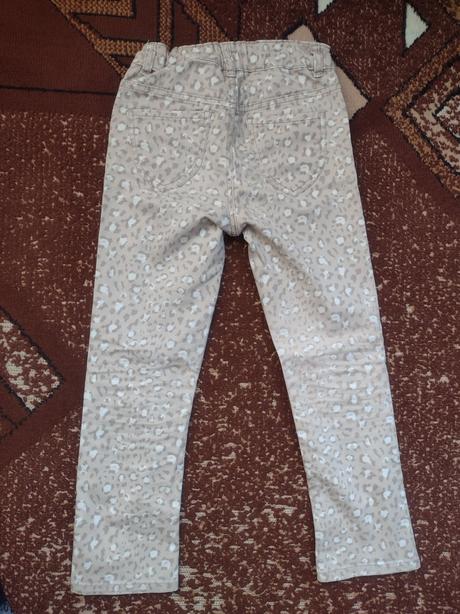 Hnedé nohavice, h&m,122