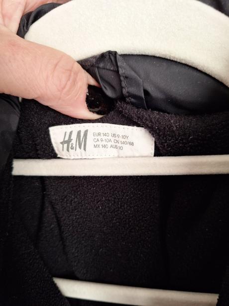 Zimná bunda, h&m,140