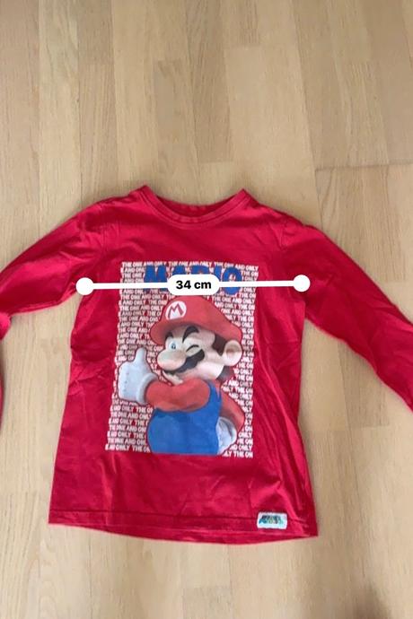 Tričko super mario, 122