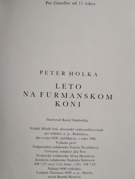 Leto na furmanskom...,