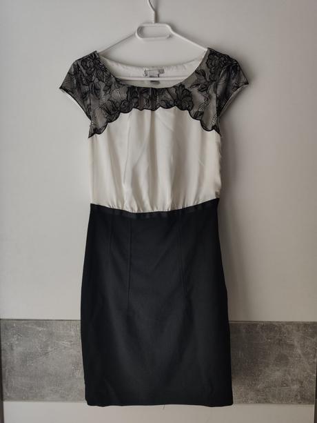 Saténové puzdrové šaty, h&m,xs