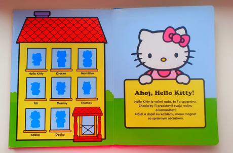 Hello kitty.hraj sa s magnetkami., 