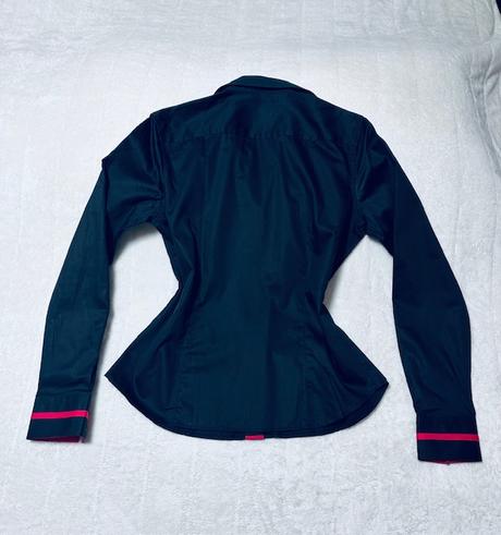 Čierno-cyklámenová košeľa zn. gazoil, l / m