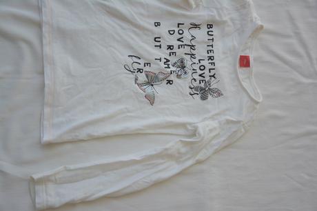 Tričko s motýľmi v super kvalite, s.oliver,140