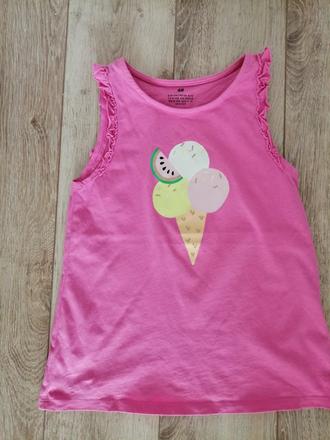 Tričko so zmrzlinou, h&m,134