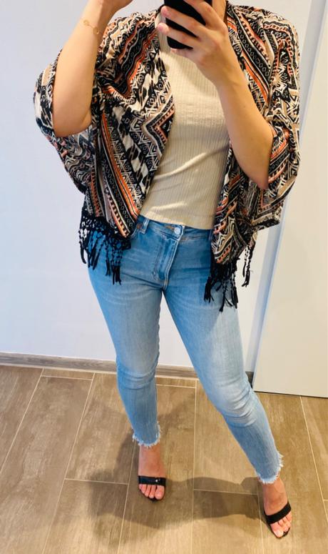 Farebný prehoz/svetrik, m