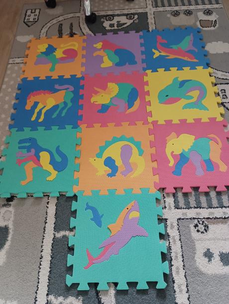 Penové puzzle 10ks, 