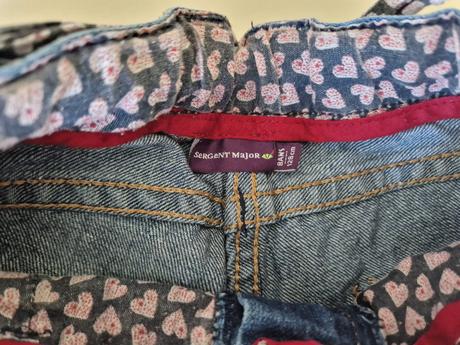Tenšie jeansy, sergent major,128