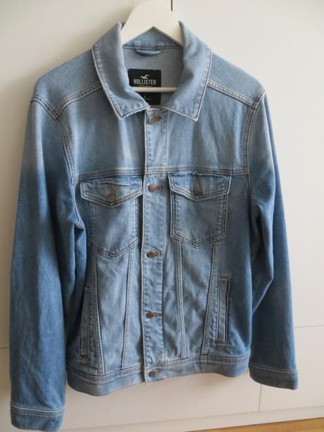 Riflová bunda hollister, hollister,l