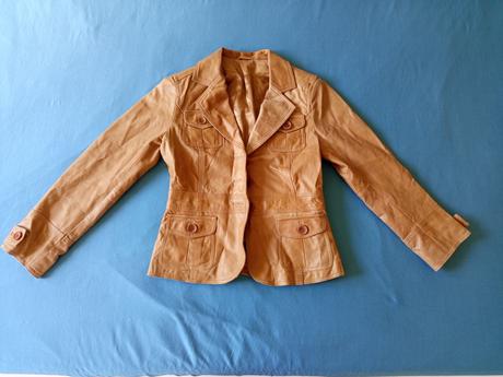 Dámska bunda sako pravá koža nové, orsay,36