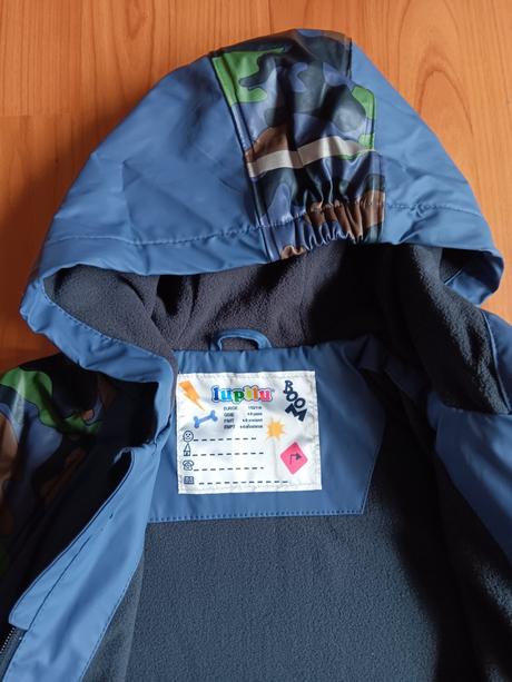 Bunda, nohavice do dažďa veľ. 110/116, lupilu,116