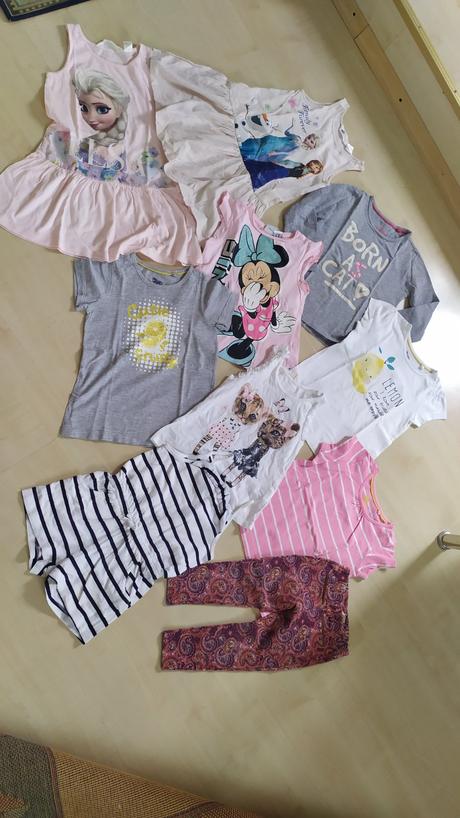 Balík oblečenia na leto 98/104, 86–98