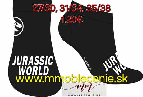 Ponožky jurassic world, disney,27 - 38