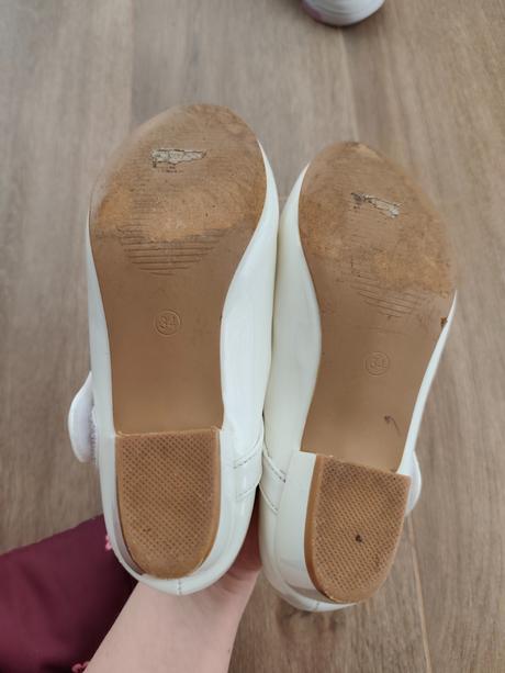 Baleríny na podpätku na prijímanie, 34