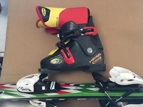 Detské lyžiarky 190 head, head,<70 cm