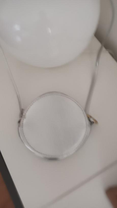 Strieborná detská kabelka, 