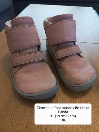 Zimne barefoot topanky be lenka panda, 31, be lenka,31