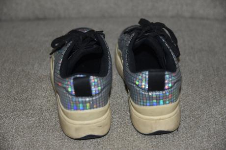 Strieborné tenisky zara, zara,34