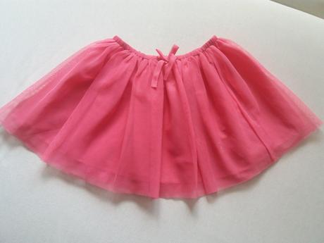 Ruzova tylova suknicka, h&m,128