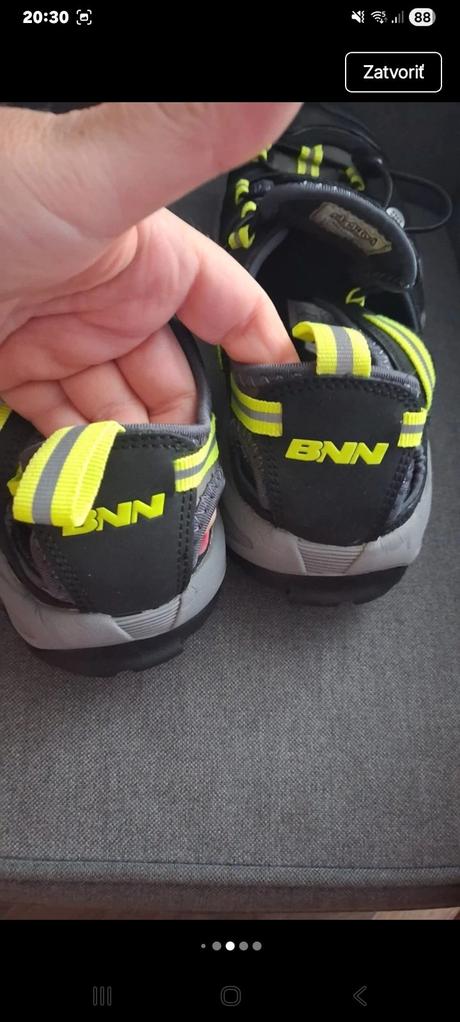 Pevné sandále bennon nové, 37