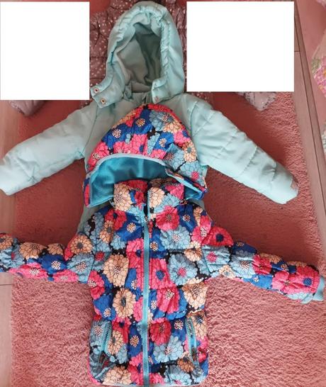 2 zimné bundy 104, lupilu,104