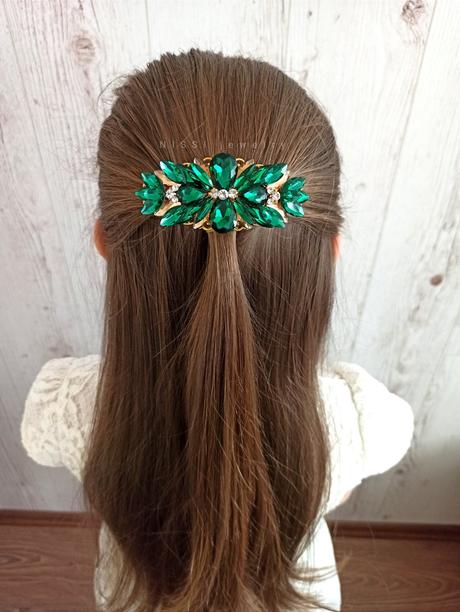 Zelená spona do vlasov, 
