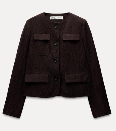 Bunda zara s visackou, zara,l