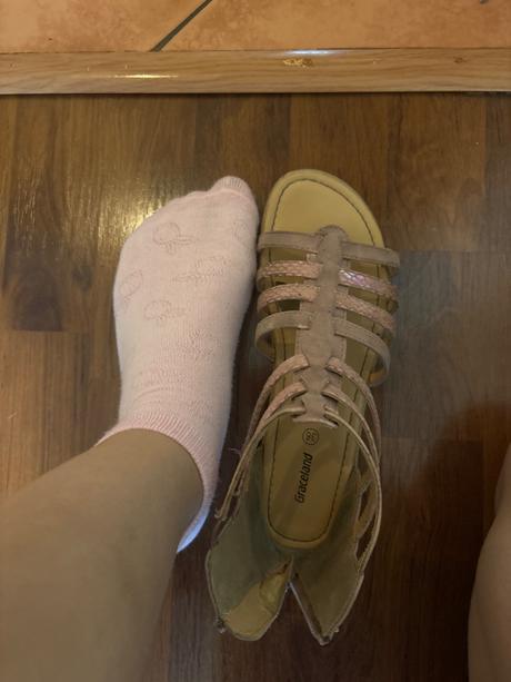 Svetloružové dievčenské sandále, graceland,36