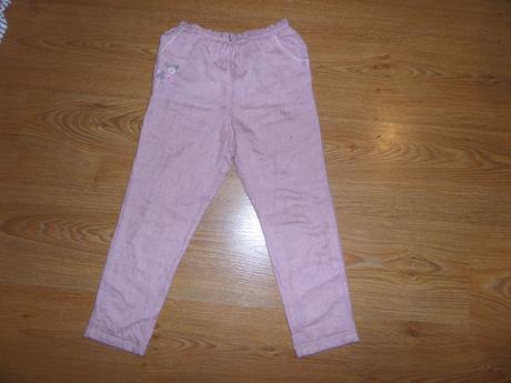 Ružové podšité nohavice, next,110
