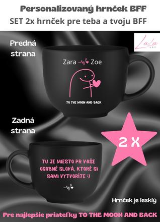 Hrnček najlepšie kamošky / bff / hrnček s textom, 